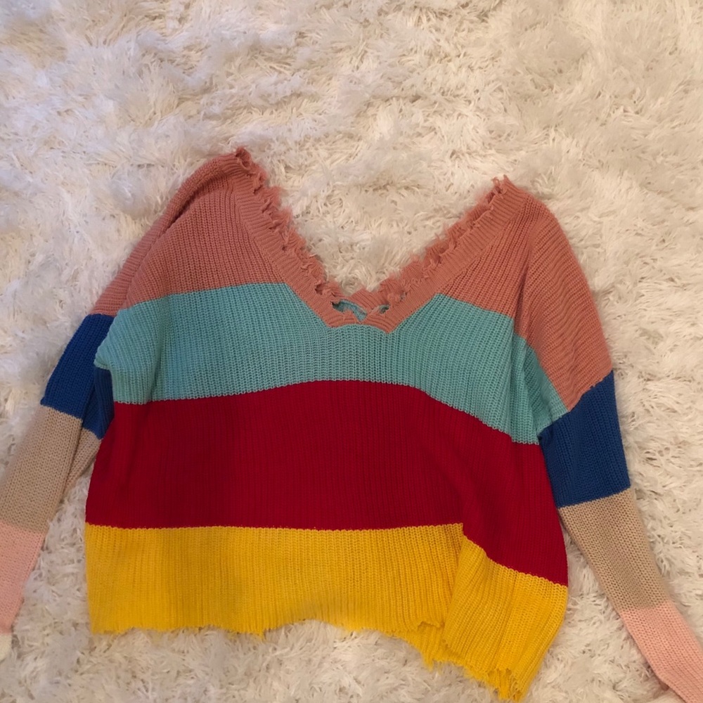 Stripe sweater